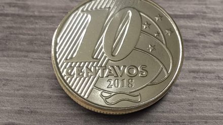 Moeda de 0,10 centavos das antigas tem chance de valer mais de R$ 250 reais - Reprodução
