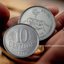 Moeda de 10 centavos com valores acima de R$ 300 reais