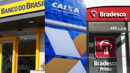 Três grandes bancos tomam decisão que afeta a vida dos brasileiros (BB, Caixa e Bradesco) - Reprodução