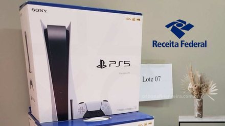 PS5 por R$ 100 reais é anunciado no Leilão da Receita Federal, saiba como participar - Imagem: Reprodução - Edição: Tribuna Financeira