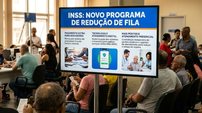 INSS lança plano para reduzir fila e promete acelerar benefícios - Imagem: Reprodução - Edição: Tribuna Financeira