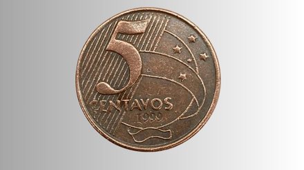 Moeda de 5 centavos pode valer R$ 400: veja se você tem essa raridade - Imagem: Reprodução - Edição: Tribuna Financeira