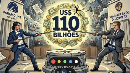 Paramount e Warner no centro de disputa judicial de US$ 110 bilhões